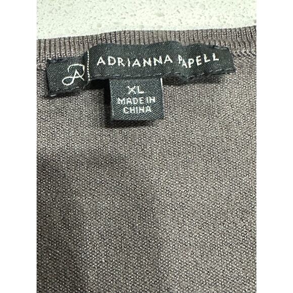 Adriana Papel Sweater Sequin Sleeves Lightweight Taupe/Gray
XL event party - Picture 4 of 9